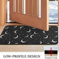 thumbnail image 3 of Black Moon Star Pattern Door Rugs,Washable Non Slip Door Mats Indoor,Decorative Door Mats,Entry Mat Indoor for Entrance,Bedroom,Kitchen,Bathroom,30"x17", 3 of 6