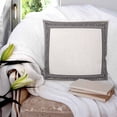 thumbnail image 3 of Beige Geometric 14x14 Pillow Covers Set of 2, Black Greek Key Design Burlap Modern Art Throw Pillow Covers Decorative Couch Cushion Case, Microfiber Square Pillowcases for Bedroom Car Living Room, 3 of 7
