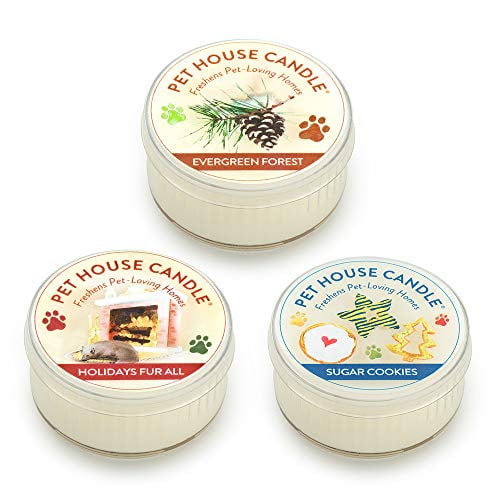 One Fur All Pet House Mini Candle Set Pack Of 3 Winter Mix Pet Odor Eliminator Candle Burn Time 10 12 Hours Pet Candle Non Toxic Ideal For Smaller Spaces Walmart Com Walmart Com