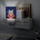 thumbnail image 5 of Wolfboy y la Fábrica de Todo Luz nocturna LED con sensor de anochecer a amanecer para dormitorio, baño, pasillo, escaleras - Lámpara LED nocturna de enchufe, 0.5W - 1 pieza, 5 of 6
