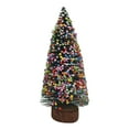 thumbnail image 3 of Mini Christmas Trees Decorations Artificial Christmas Trees Tabletop Bottle Brush Trees Small Trees with Snow and Colorful Foam for Indoor Outdoor Home Village Winter Holiday Decor, 3 of 5