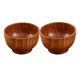 thumbnail image 1 of Cuenco de madera hecho a mano de 2 piezas, resistente a roturas y antiimpacto, sin placa, para cocina, hogar, restaurante (marrón), 1 of 3