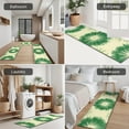 thumbnail image 5 of Green Tie Dye Kitchen Rugs Sets Of 3,Kitchen Runner Rugs Non Skid Washable,Decorative Kitchen Floor Mats for Kitchen,Sink,Laundry,17"x30"+ 17"x47" + 17"x59", 5 of 6