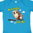 thumbnail image 4 of Inktastic My Grandma Loves Me Owl Boys or Girls Baby Bodysuit, 4 of 5