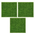 thumbnail image 1 of SWETRACE 3Pcs Artificial Grass Mat Green Decorative Turf for Indoor Outdoor Landscaping Portable Lifelike Lawn Mat, 1 of 8