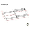 thumbnail image 3 of Miracle-Gro 4 x 8 x 1 ft Wrangler Brown/Cedar Wood 2-Tier Raised Garden Bed, 3 of 10