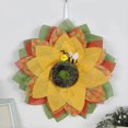 thumbnail image 3 of Artificial Sunflower Wreath with Bee Honey Spring Summer Wreath for Front Door  Easter Wall Wedding Farmhouse Holiday Decoration Indoor Outdoor Home Decor Spring Honey Bee Day Decorations, 3 of 9