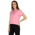 thumbnail image 4 of Inkmeso T-shirt à Épaules Tombantes et Col Rond pour Femmes, Coupe Décontractée pour l'Été, 4 of 7