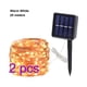 thumbnail image 1 of Cadena de luz Energía solar Cadena de luz LED Decoración Impermeable Cadena de lámpara de jardín, 20m, 200 Luces, Blanco cálido 【2PCS】 Kearding HA004421-04B*2, 1 of 7