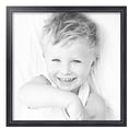 thumbnail image 2 of ArtToFrames 22" x 22" Galleria Noir Picture Frame, 22x22 inch Black MDF Poster Frame (WOM-4083), 2 Pack, 2 of 8