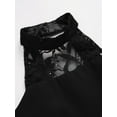 thumbnail image 6 of YEAHDOR Kids Girls Chiffon Sleeveless Jumpsuit Romper Casual Sleeveless High Waist Wide-Legged Bodysuit Black 10, 6 of 7