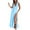 Light Blue, variant on HomeGardon Summer Dresses for Women Summer Dresses,Fashion Women Summer Casual V-Neck Sleeveless Solid Dress,S-XL