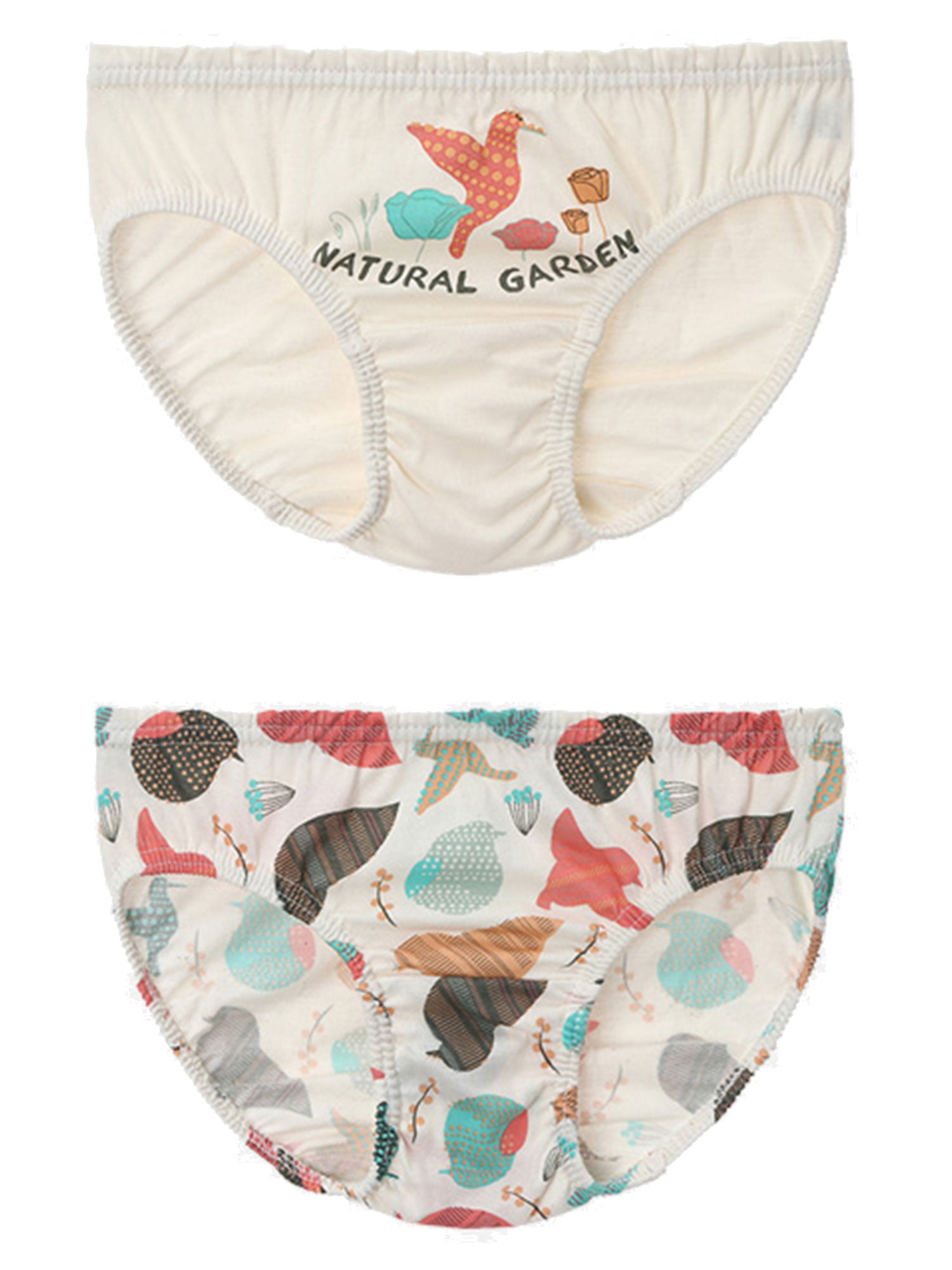HiOrganic 100% Organic Cotton Toddler Boys Underwear Panty 2 Pack 3T-7 
