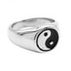thumbnail image 1 of Anillo De Dedo De Tai Chi De Acero Inoxidable Retro Yin Yang Spinner Ring Tamaño 13 Sunnimix, 1 of 8