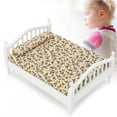 thumbnail image 1 of Lit de Maison de Poupée Miniature Hautement Simulation, Lit de Maison de Poupée, Cadeau Merveilleux Résistant à l'Usure pour Enfants Lit Durable pour Fille, 1 of 8