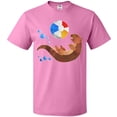 thumbnail image 3 of Inktastic Cute Otter and Beachball T-Shirt, 3 of 5