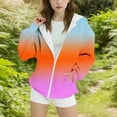 thumbnail image 2 of DxhmoneyHX Hoodies for Girls Fashion ​Printed Athletic Zip up Jacket Fall Winter Long Sleeve Casual&nbsp;Outerwear Going Out Tops with&nbsp;Pockets Size 4-5Years, 2 of 5