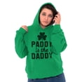 thumbnail image 3 of Funny St Patricks Paddy is the Daddy Women Plus Size Graphic Pullover Hoodie Brisco Brands 3X, 3 of 5