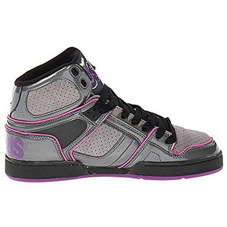 Osiris Women's NYC 83 Slim Ult Charcoal/Grey/Purple Sneaker US 11
