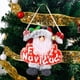 thumbnail image 1 of XWSHYW Adornos Colgantes Decoración Navideña Papá Noel Muñeco de Nieve Ciervo Pequeño Colgante Centro Comercial Hotel Decoración Árbol de Navidad Colgante Regalo, 1 of 6