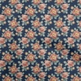 thumbnail image 1 of oneOone Viscose Jersey Blue Fabric Florals Sewing Material Print Fabric By The Yard 60 Inch Wide, 1 of 4