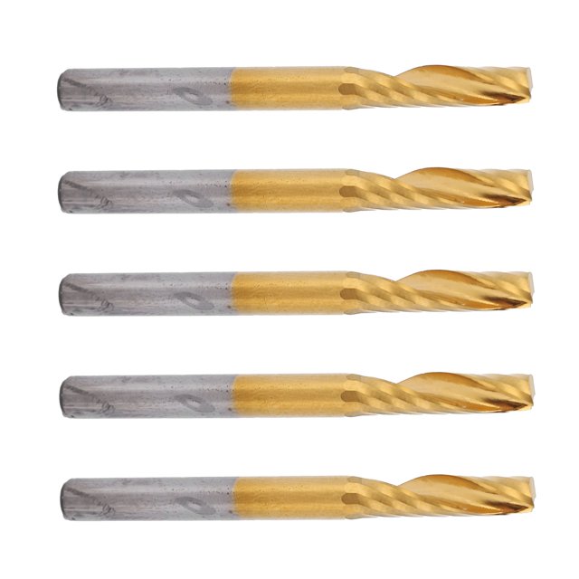 CNC End Mill, Milling Cutter Set Spiral Milling Cutter Widely 4 X 17 X 45mm For Man For Repair Parts