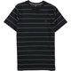 thumbnail image 1 of Volcom - Camiseta básica a rayas para hombre, color negro, extragrande, 1 of 1
