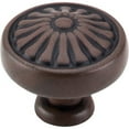 thumbnail image 6 of Top Knobs M601 Flower 1-1/4" Mushroom Cabinet Knob From The Normandy Collection - Grey, 6 of 7