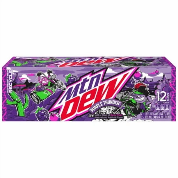 Agave / Purple thunder 紫電 Purple Thunder Soda 12pk | Soda stock for retail - Walmart