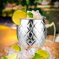 thumbnail image 3 of Taza de Acero Inoxidable, Capacidad de 550 Ml, Revestimiento de Cobre Duradero, Elegante Acabado En Oro Rosa y Plata, Ideal para Viajes, Picnics, Segura y Aislante, Ideal para Familias, Tama, 3 of 7