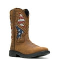 thumbnail image 2 of Wolverine Men's Rancher Pull-On American Flag Steel-Toe Wellington Work Boots, 2 of 6