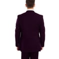 thumbnail image 3 of Mens Suit Two Piece One Button Peak Lapel Solid Suits, 3 of 6