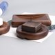 thumbnail image 3 of Paquete de 2 jaboneras de madera con bandeja de drenaje, soporte para jabón en barra de madera de nogal negro, estuche para jabón, soporte para esponjas, protector de jabón para ducha, baño, cocina, 3 of 7