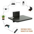 BiJun Floating Shelf for Under TV, Floating TV Stand Cable Box Shelf