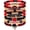Black Red, variant on Multi-Layer Stacked Friendship Bracelet Set for Women Personalized Stackable Letter Rugby Cap Stretch Beaded Bracelet