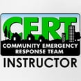 thumbnail image 2 of CafePress - CERT Instructor - Adjustable Unisex Printed Trucker Hat with Mesh Back, 2 of 8