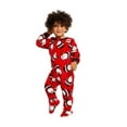 thumbnail image 2 of Christmas Family Matching Hoodie Pajamas Santa Claus Romper Long Sleeve Onesie Jumpsuit Zipper Pjs, 2 of 6