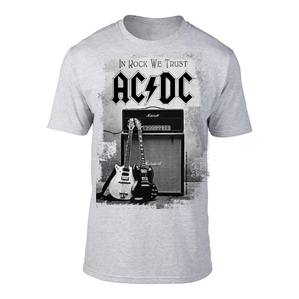 Liquid Blue AC/DC Rock Erupption - Playera De Manga Corta Camiseta Para Unisex Adulto