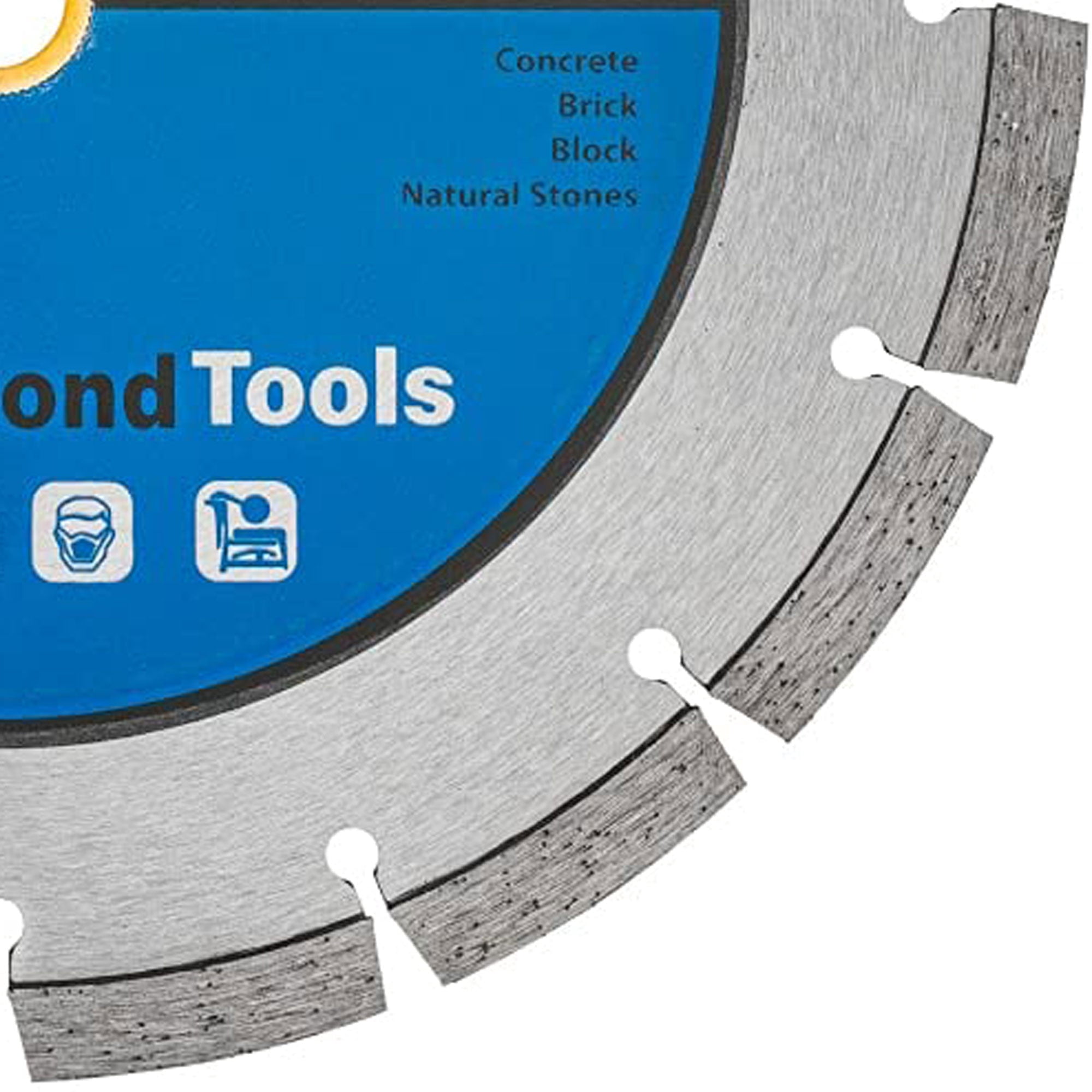 EDiamondTools 10" Segmented Diamond Saw Blade for Concrete, Brick, Block and Masonry