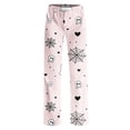 thumbnail image 4 of Garbnen Halloween Pajama Pants Womens Funny Ghost Pumpkin Cat Graphic Womens Lounge Pants Spooky Fall Comfy Women Sleep Pants, 4 of 9