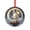 Pattern-5, variant on Rabbit Sitting On A Moon Glass Christmas Ornament Unique Gift Idea Happy Easter Hello Spring Christmas Ornaments Crystal Hanging