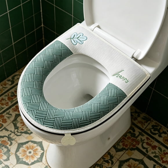 Full Of Ice Sensation Toilet Seat Cushion For All Seasons Thick And Washable Waterproof Seat Cushion With Handle For Household Use