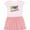 Pink With Stripes, variant on Inktastic Fight Lymphoma Lime Ribbon Girls Toddler Dress