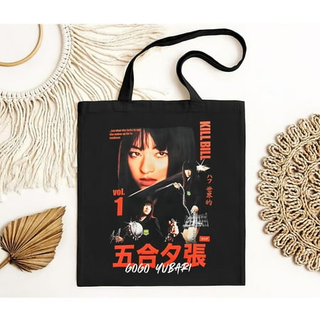 vintage Basic t Bag  Gogo Yubari Tote Bag  Gogo Yubari Bag  Gogo Yubari Vintage Bag  Retro Gogo Yubari Bag  Gogo Yubari Kill Bill Bag  Gogo Yubari Tank-TH17945