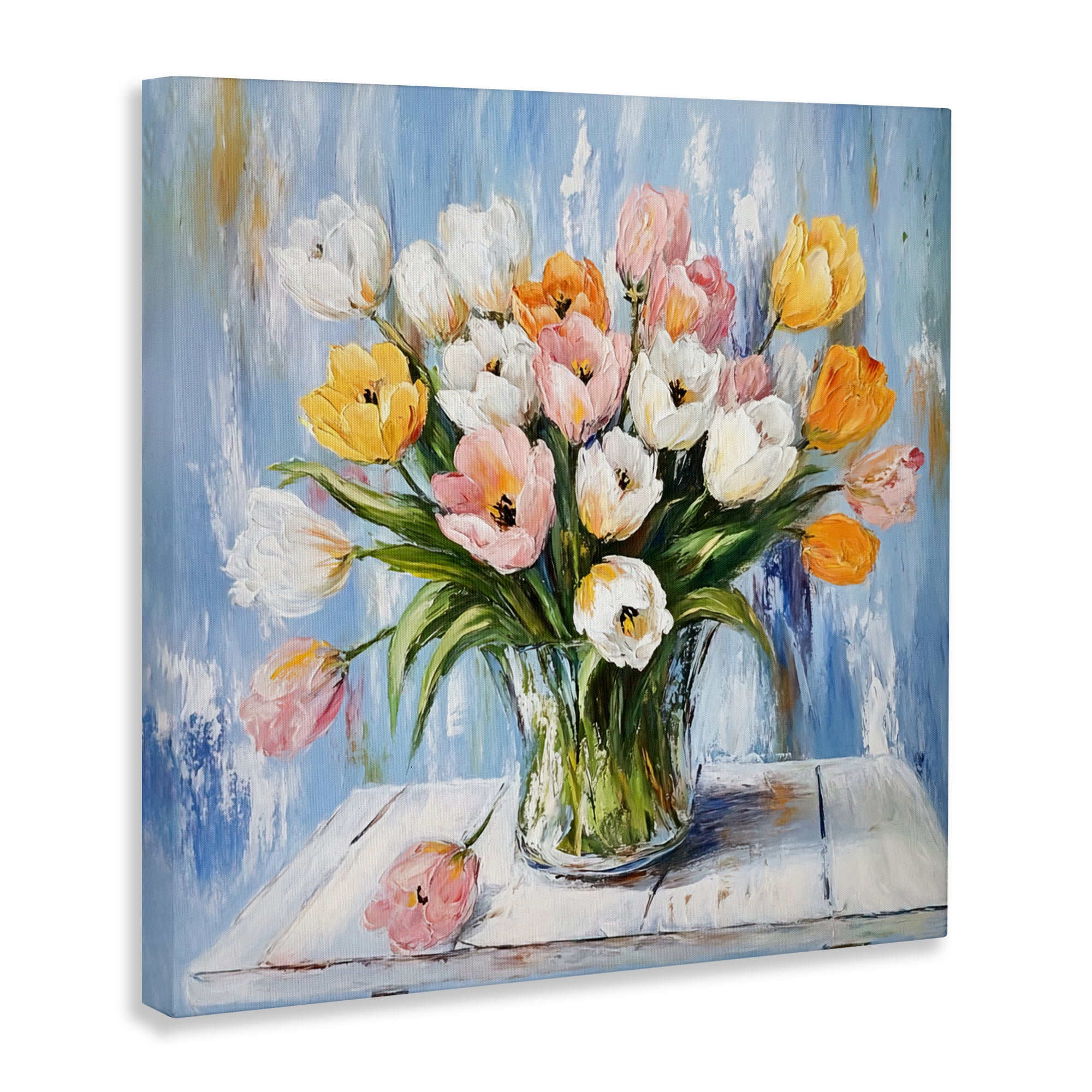 Stupell Industries Her Cottage Garden Tulips Canvas Wall Art, design by Tina LeCour