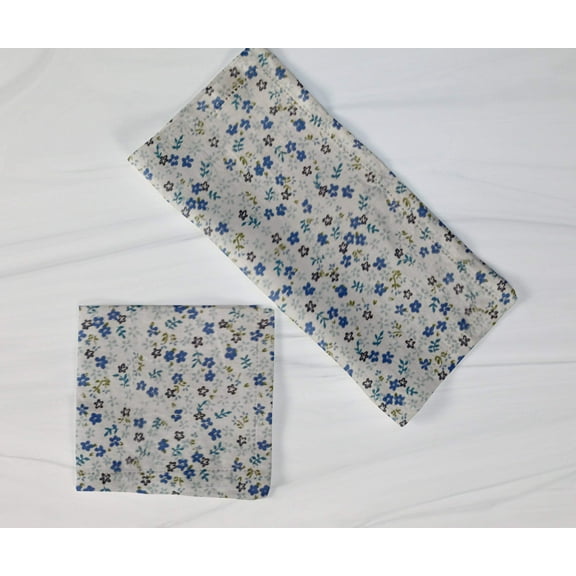 Cotton Small Flowers Allover Napkins 18"X18"