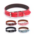 thumbnail image 2 of Visland Faux Leather Dog Collar Adjustable Breathable Durable Round Rope Collars for Small Medium Large Dogs Puppy Cat, 2 of 9