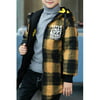 Kids Boys Plaid Design Thick Cotton Jacket