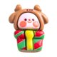 thumbnail image 2 of Decoraciones navideñas, adornos navideños, pegatina navideña para nevera, simpático imán decorativo de Papá Noel, pegatina magnética tridimensional para árbol de Navidad, adhesivo funcional de resina, 2 of 6