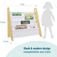 thumbnail image 5 of Wildkin Modern Sling Bookshelf - Natural w/ White, 5 of 8